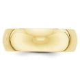 thumbnail image 2 of Primal Gold 10 Karat Yellow Gold 7mm Half Round Wedding Band Size 5.5, 2 of 5