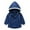 Marine, variante sur Aocisk Manteau d'Hiver Coupe-Vent à Capuche pour Filles avec Fermeture Éclair et Poche Pratique pour l'Extérieur Jaune 4-5 Ans