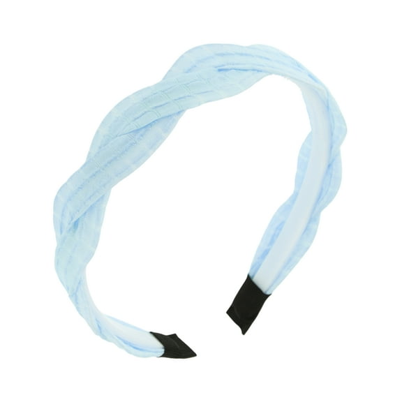 Unique Bargains 1 Pc Elegant Solid Headbands for Women Blue