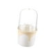 thumbnail image 4 of Organizador de brochas de maquillaje, caja de almacenamiento multifuncional para el hogar. Amarillo blanco, 4 of 9