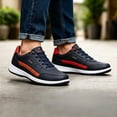 thumbnail image 6 of CHICVOMEY Comfort Sneakers for Men Lightweight Lace‑Up Walking Shoes Fashion Casual Sports Shoes Ideal for Walking & Outdoor Travel, 6 of 8
