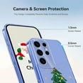 thumbnail image 3 of Christmas Case for Samsung Galaxy S25 Ultra, Cute Merry Christmas Pattern TPU Clear Shockproof Protective Lightweight Anti-Scratch Ultra Slim Wireless Charging Women Girls Cover, Christmas Tree, 3 of 9