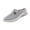 Gray, variant on Walking Shoes Women Breathable Knit Arch Support Shoes for Women Lightweight Slip-On Womens Shoes Classic Round Toe Hollow Mesh Mules for Women,5.5