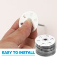 thumbnail image 4 of 1-3/8 Insulation Washers, 100 Set 35mm Metal Insulation Washers Foam Board Fasteners Perforated Plaster Washers with Screw Galvanized Steel for Foam Board Fixing Fastening Wall, 4 of 7