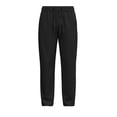 thumbnail image 4 of fatyb Mens Casual Pants Elastic Waist Drawstring Travel Pants Solid Color Lightweight Work Pants with Pockets, 4 of 7
