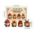 thumbnail image 6 of 3D Beaded Craft Kit, DIY Handmade Beaded Gnome Embroidery Kit, DIY Beadwork Craft Kit for Beginners Adults, Bead Art Set with Full Materials & Instructions, 6 of 6