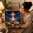 thumbnail image 2 of 3D Christian Fabric Poke Art Kit, Christmas Fabric Poke Art Kit for Adults With Pre-Cut Squares,Embroidery Jesus Nativity Scene Religious DIY Craft Kit for Christian, 2 of 7