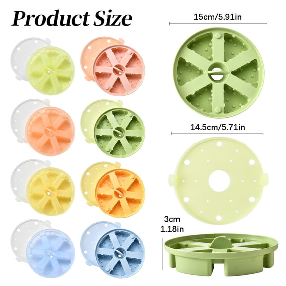 Baking Silicone Mold, 6-Cavity Cake Pie Mold for Soap, Butter, Chocolate and DIY Projects