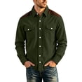 thumbnail image 5 of LONKITO Shirt Jackets for Men Corduroy Casual Button Down Shirts Jacket with Pockets Fall Clothes, 5 of 8