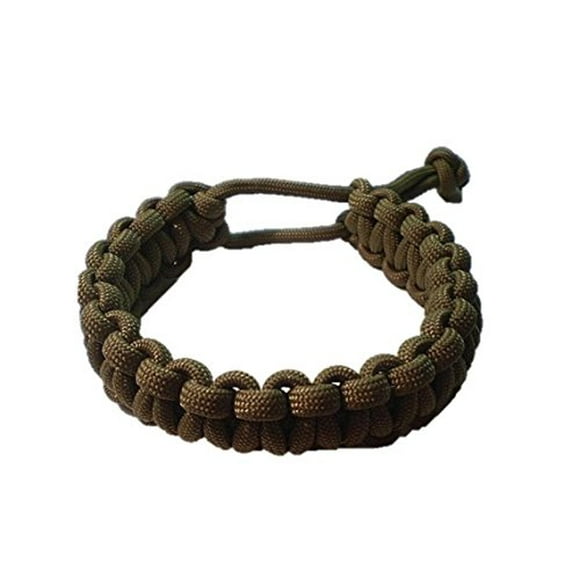 Mad Max Adjustable Paracord Survival Bracelet Tom Hardy Fury Road Coyote Brown (7-7 1/2 inch)