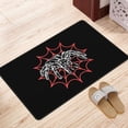 thumbnail image 3 of DouZhe Halloween Cobweb Horror Spider Rugs Doormat, Non-Slip Machine Washable Carpets Floor Door Mat , 36" x 24", 3 of 6