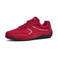 thumbnail image 3 of LUCKY STEP Retro Fashion Sneakers Lightweight Comfort Casual Shoes,Red,Womens, 3 of 6