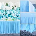 thumbnail image 3 of HOTWINTER Tulle Table Skirt Tutu Table Skirts for Rectangle Tables Baby Shower Girl Party Wedding Princess Birthday, 3 of 5