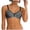 Black, variant on Front Closure Bras for Women, Womens Bras, Checked Wireless Front Close Push Up Breathable Everyday Blue 36BC