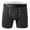 Black, variant on Men's Seamless Breathable Mid Waist Boxers Head Underwear Blue XXL