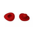 thumbnail image 2 of CalCastle Craft Decoration, 12pcs Mini Cowboy Hat, Western Wedding Favors, 2", Red, 12 Count, 2 of 6