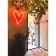 thumbnail image 4 of Fuoxowk Valentines Decorative Door Mat,Valentine''s Day Heart Indoor Outdoor Non-Slip Rugs, Entryway Front Porch Valentine''s Day Love Welcome Doormat for Valentine''s Day Entrance Decoration ,Pink, 4 of 5