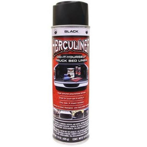 Peak/ Herculiner HALB15 Bed Liner Spray-On; Black; 15 Ounce Aerosol Can