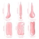 thumbnail image 2 of Juego de Herramientas de masaje raspador Gua Sha, herramientas faciales Gua Sha de resina, tablero Guasha para el cuidado de la salud, tablero raspador Guasha para acupuntura, 2 of 8