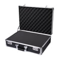 thumbnail image 3 of Caja de almacenamiento de herramientas Estuche rígido de transporte Herrajes de construcción robusta Maleta portátil de aleación de aluminio Estuche L engrosado, 3 of 10