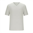 thumbnail image 6 of Dianli Activewear Workout Men's Casual Solid Color Pocket Short Sleeve Round Neck T-Shirt Breathable Quick-Dry Moisture Wicking Athletic Gym Tee for Training Activewear Workout, 6 of 8