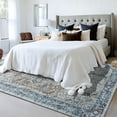 thumbnail image 4 of TWINNIS Vintage Rugs Area Rugs Non-Slip Rugs for Living Room,4'x6',Blue, 4 of 7