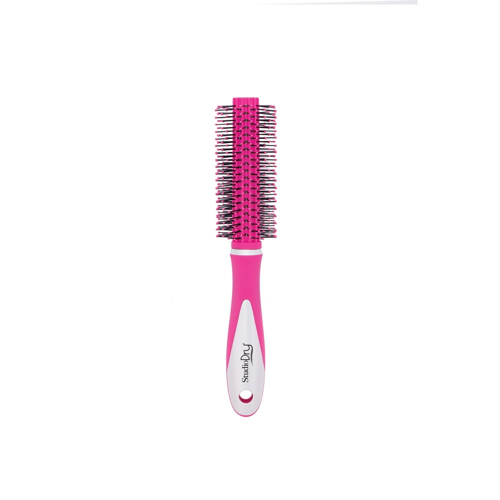 Studio Dry Small Round Hair Brush, Pink