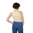 thumbnail image 5 of Socal Look Women's Sleeveless Crew Neck Sweater Top in Stretchable Viscose Birch, XS, 5 of 5