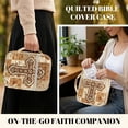 thumbnail image 2 of FOR U DESIGNS Cross Geometric Pattern Bible Cover Case Quilted Bible Carrying Case Washable Bible Organizer Cases Carrying Organizer Bag for Bible Study/Daily Use,, 2 of 7