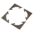 thumbnail image 3 of 12 cajas de madera para regalo de joyería, protectores decorativos de esquina de bronce, cubierta de borde S, 3 of 12