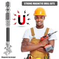thumbnail image 2 of 11Pcs Driver Bit K5 Impact Screwdriver Bits Anti-Slip Magnetic Drill Bits TeethPhillips CrossHead E, 2 of 5