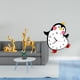 thumbnail image 2 of Figura de escritorio,Estatuas de ciervos Feng Shui para decoración de oficina y sala de estar,Figuras decorativas modernas para dormitorio,estante y escritorio.,Reloj de pared,Reloj de pared, 2 of 8