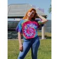 thumbnail image 2 of Women Day Color Portraits Tie Dye Spiral Women -Image by Shutterstock, Female Large, 2 of 4