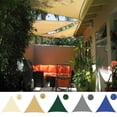 thumbnail image 4 of CSChome Voile d'Ombrage Protection UV Bon Pare-Soleil Imperméable Coupe-Vent Résistant aux Intempéries Triangle Usage Intensif Jardin, 4 of 7