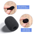 thumbnail image 4 of 300 Pieces Mini Foam Microphone Windscreen Mic Cover Foam Protection for Small Lapel and Headset Microphones, 4 of 7