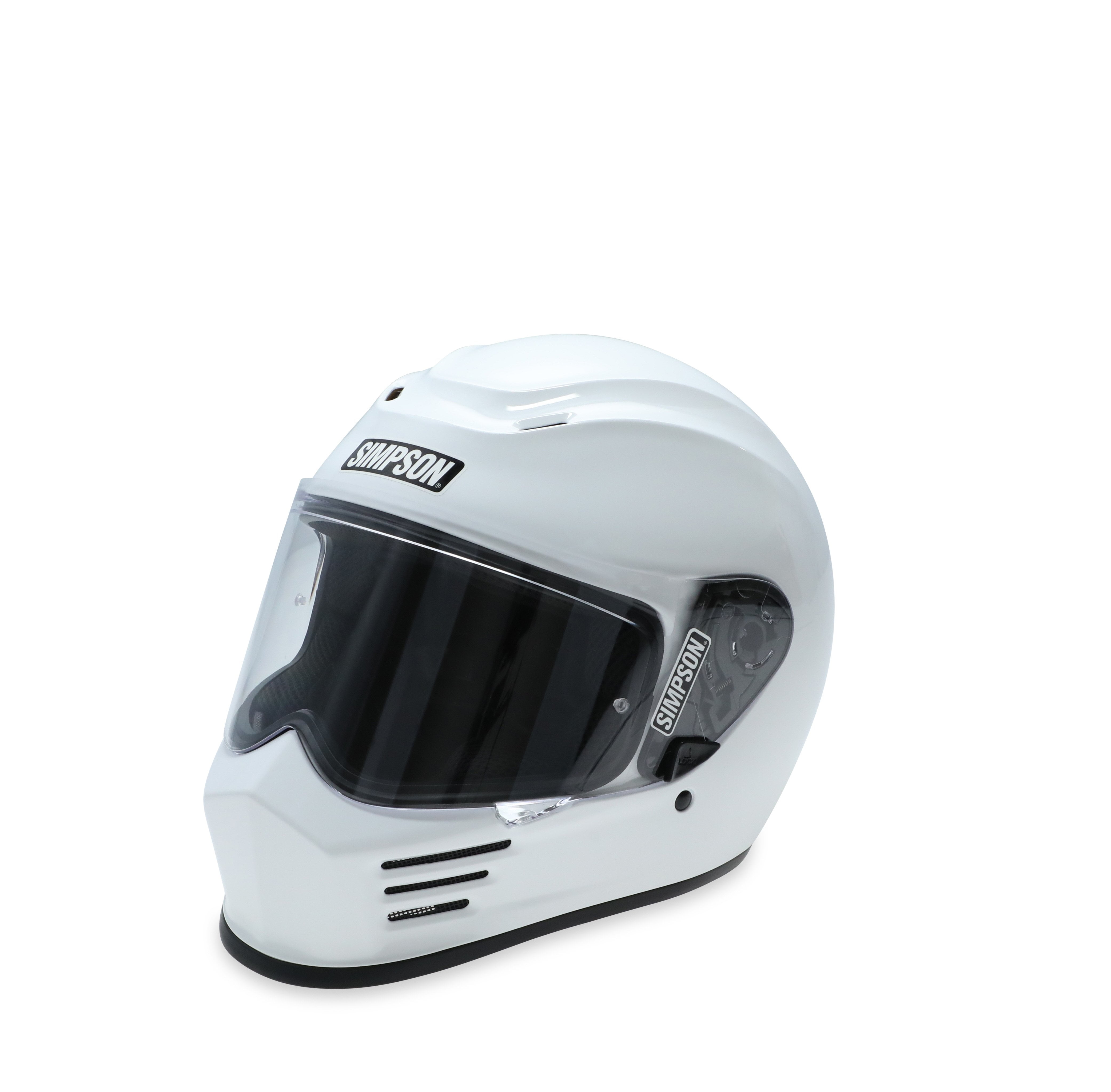 Simpson SPBXS1 Speed Bandit Motorcycle Helmet Adult XS White