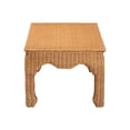 thumbnail image 6 of bali & pari Abena Rattan Coffee Table - Rectangular Boho Chic Accent Table, 6 of 6