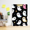 thumbnail image 2 of FORMRS Acrylic Clipboard with Low Profile Clip Standard A4 Letter Size, 12.5" x 9", White Halloween Ghost, 2 of 8