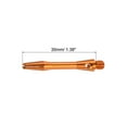 thumbnail image 2 of Uxcell Tiges de Fléchettes 35mm, Filetage Moyen 2BA en Aluminium - Lot de 6 (Orange), 2 of 5