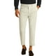 thumbnail image 1 of Pantalones de vestir recortados de hombre con pliegues frontales y ajuste slim fit en color beige 38, 1 of 5