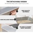 thumbnail image 3 of Semi- Enclosed Cat Litter Box- Cat Litter Box Kitten Potty- Proof Cat Toilet/Removable Fast and Easy Cleaning Cat Litter Box/Cats Cleaning Supplies Pet Supplies, 3 of 8