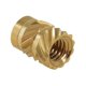 thumbnail image 5 of KAIYANG Rosca de latón termofusible m3 100 piezas Tuerca de cobre para inserción de roca (C), 5 of 5