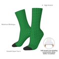 thumbnail image 4 of Yiaed Green St. Patrick’s day Print Great elasticity Crew Socks Sports socks for Men and Women, 4 of 6