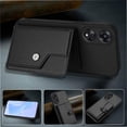 thumbnail image 3 of FOXDOCK Case for OPPO A78 4G RFID-Blocking Card Holder - Stylish Button Closure Design, 3 of 4