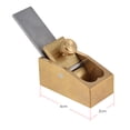 thumbnail image 4 of Flat Bottom Woodworking Plane Cutter Brass Luthier Tool for Violin Viola Cello Wooden Instrument, 4 of 4