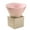Pink, variant on Ceramic Coffee Mugs with Base 100ml Triangular Cone Shape Porcelain-Cup Tea-Cup for Latte Household Kitchen