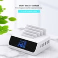 thumbnail image 3 of Cargador Usb Inteligente Universal 6 Puertos De Salida Pd45W Convertidor De Carga Rápida Usb Pantalla Adaptador De Carga Usb sonducket EL014028-01, 3 of 5