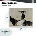 thumbnail image 4 of Stupell Industries Contemporary Equestrian Elegance Silhouette White Framed Giclee Art, 30 x 24, by Svetlana Aleynikova, 4 of 8