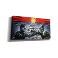 thumbnail image 2 of Epic Graffiti 'When The King Speaks' by Jan Kasparec, Canvas Wall Art, 60"x30", 2 of 8