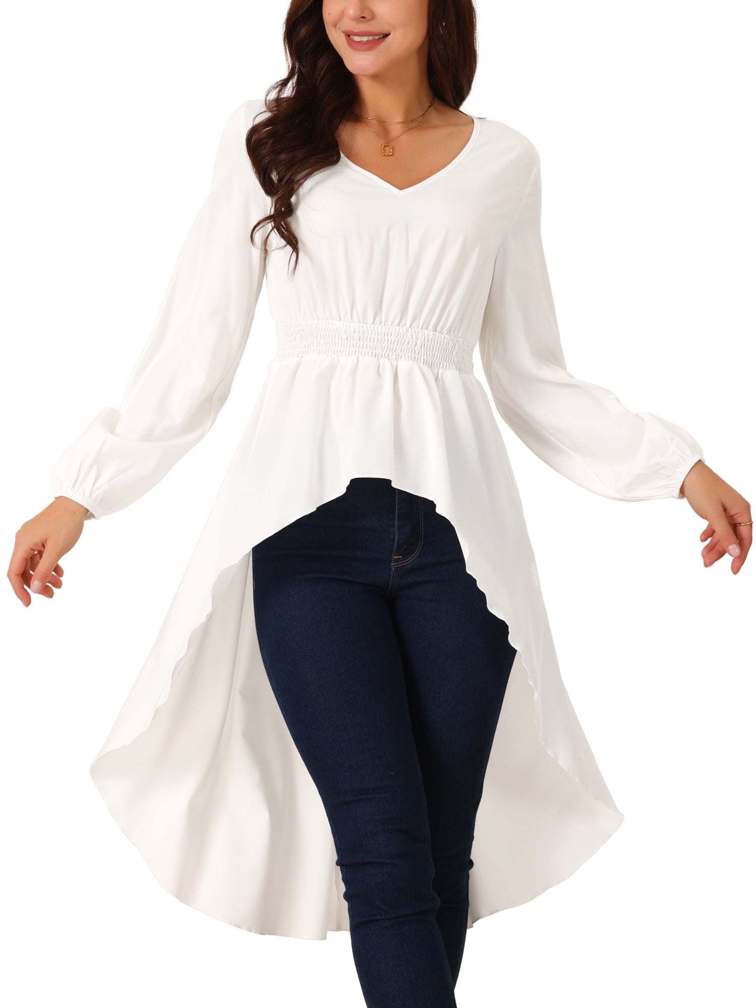 high low top long sleeve